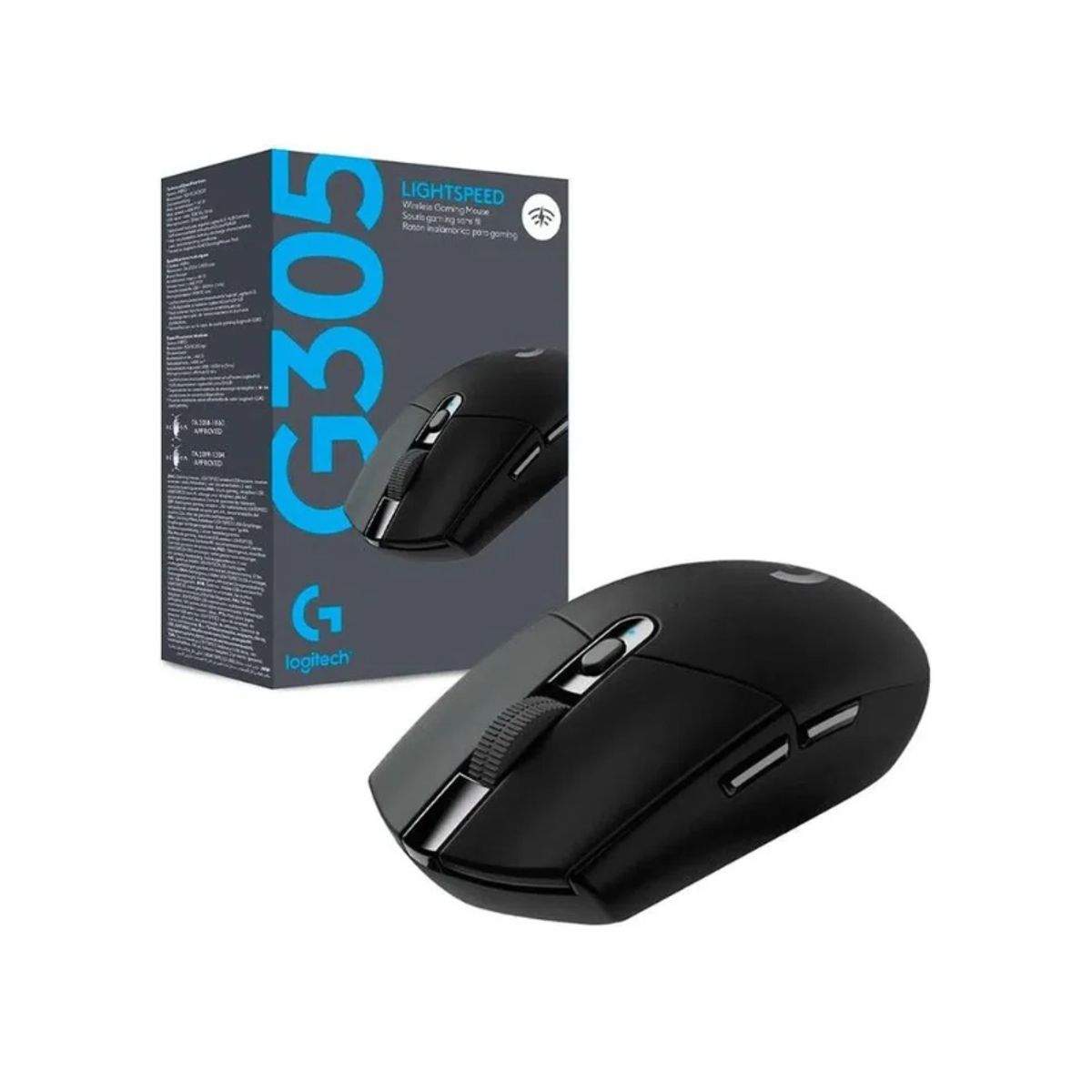LOGITECH - Mouse Logitech G305 Ligthspeed Wireless Black (910-005281)-P