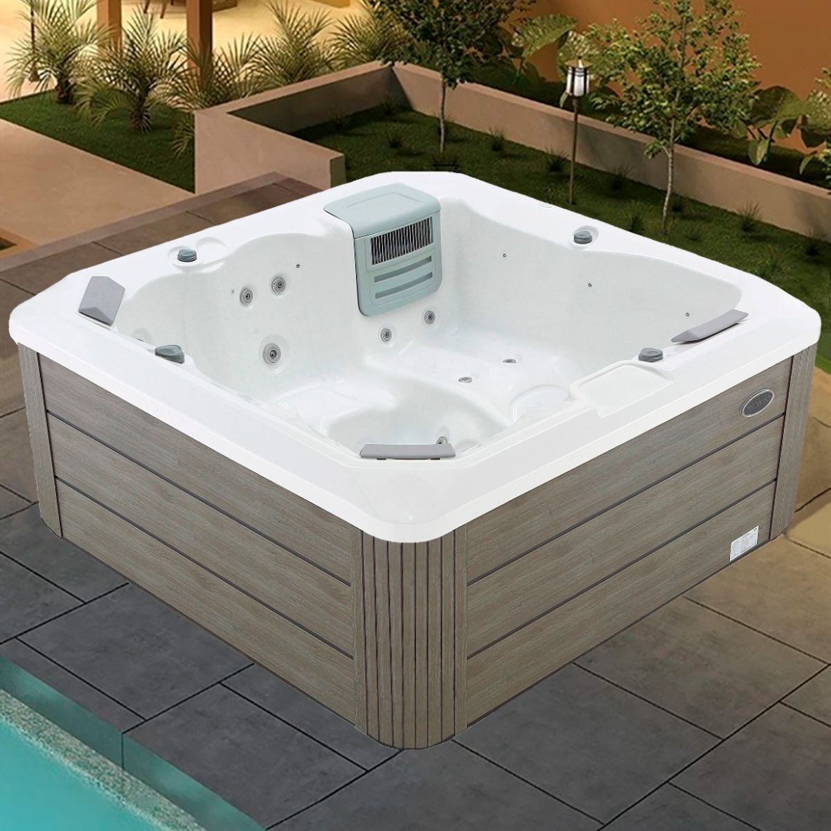 HIDROPLUS - Spa Poseidón C Blanco 2000X2000X880