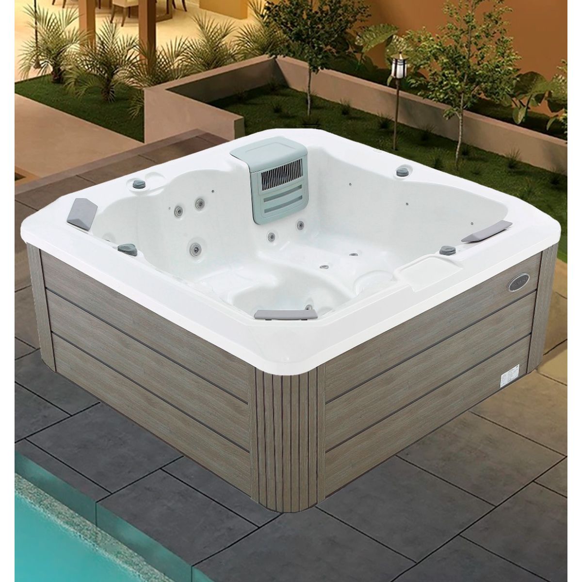 HIDROPLUS - Spa Poseidón C Blanco 2000X2000X880