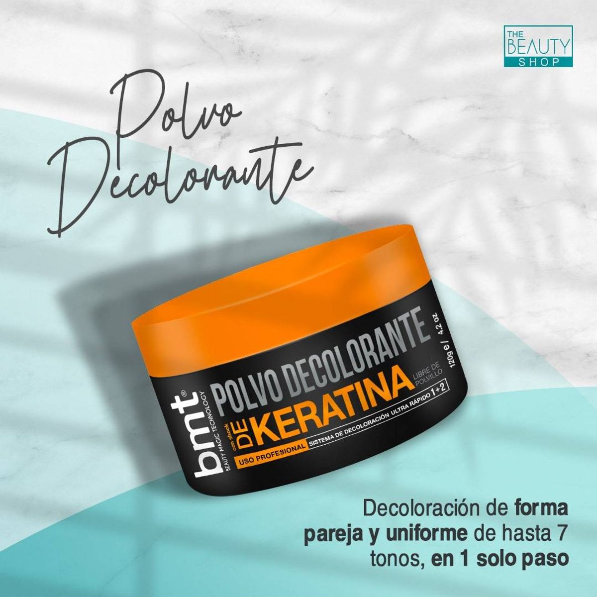 GENERICO - Polvo Decolorante Keratina BMT 120g Uso Profesional