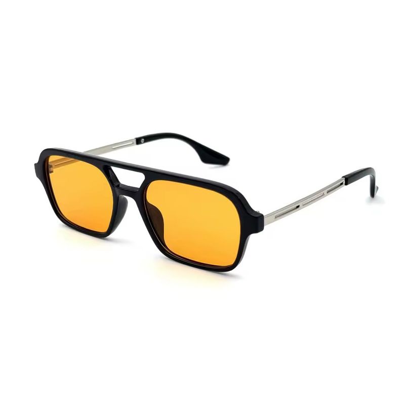 LA TIENDA 88 JOYAS Y ACCESORIOS - La Tienda 88 - Lentes De Sol Unisex Retro Negro - Dorado