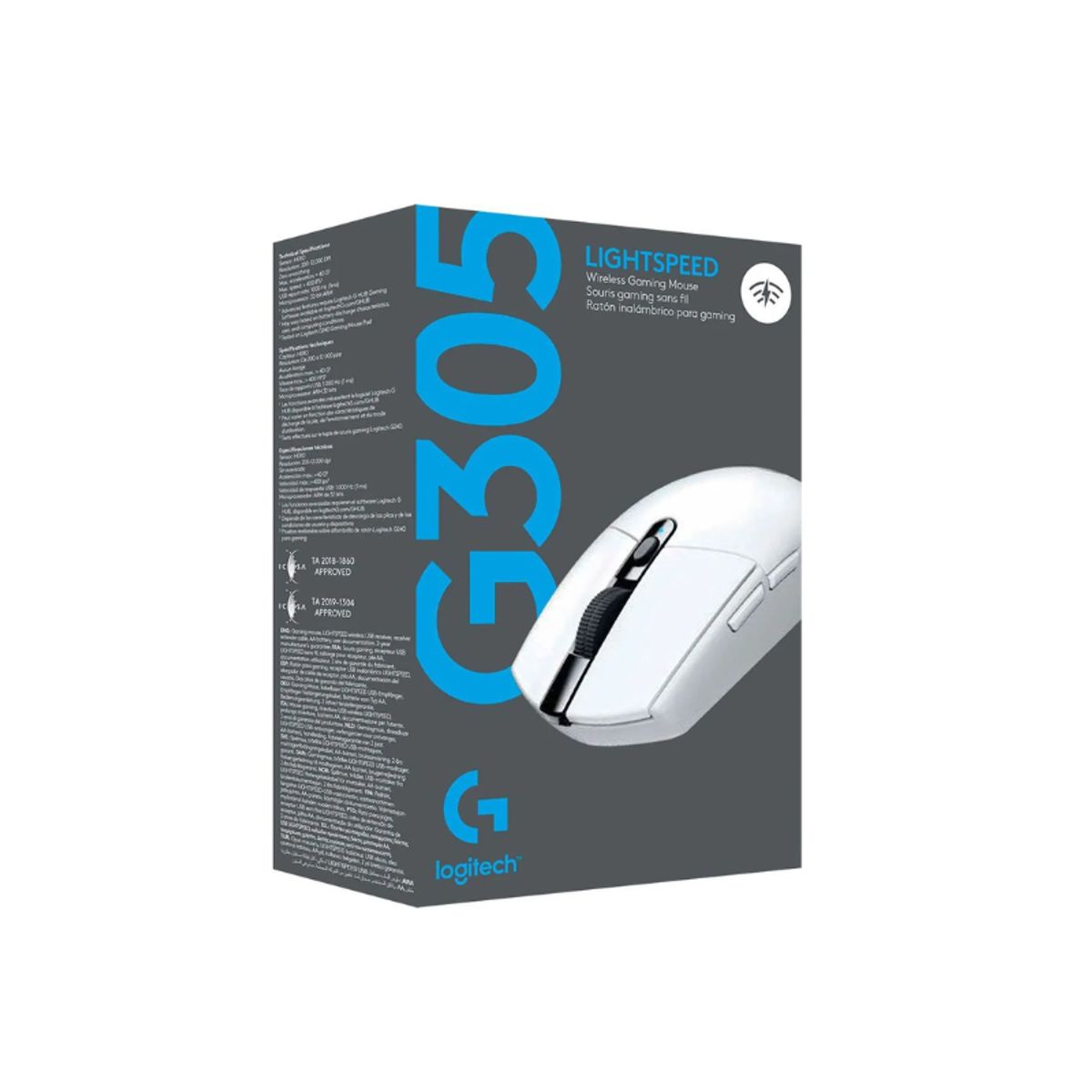 LOGITECH - Mouse Gamer Logitech G305 Lightspeed Wireless White