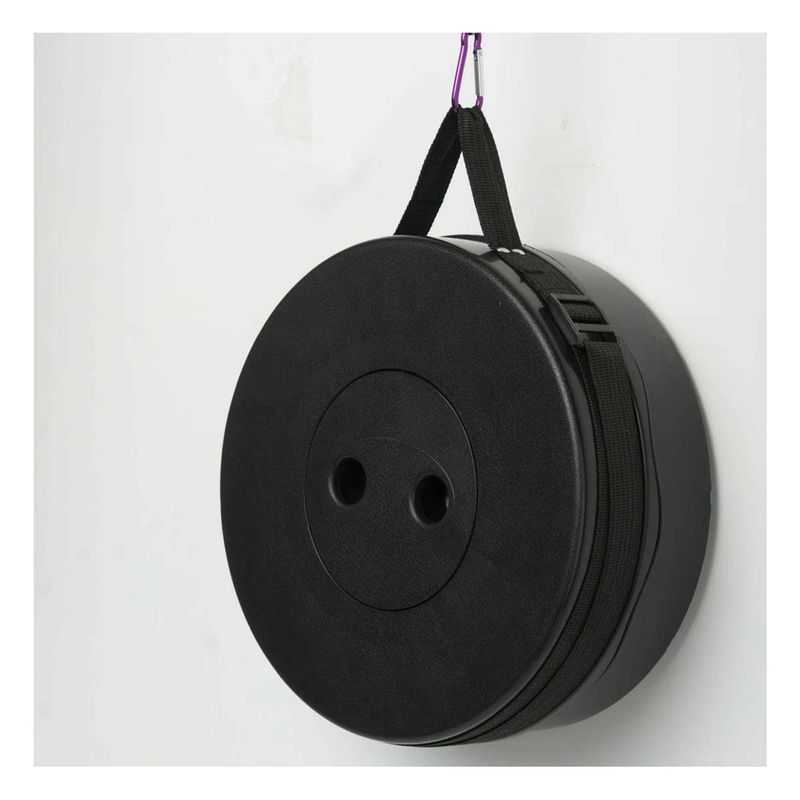 GENERICO - Pack4 Silla Portatil y Comoda Negro Y+Banderitas Adhesivas