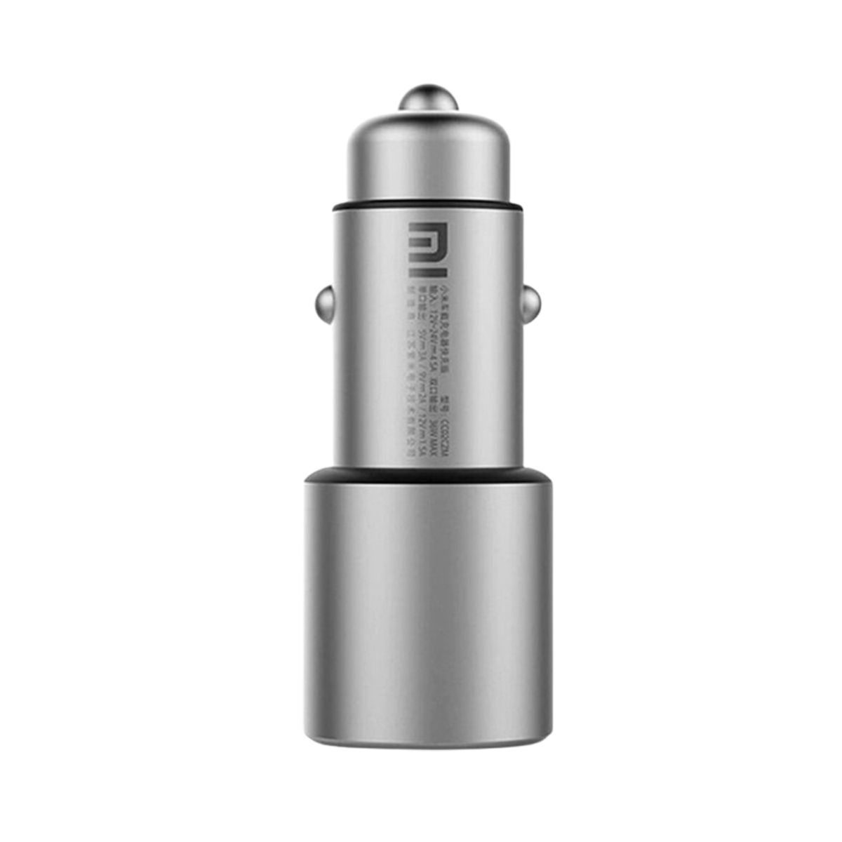 XIAOMI - Cargador De Auto CC02CZM 2 Puertos Usb-A Carga Rapida 36W - Silver