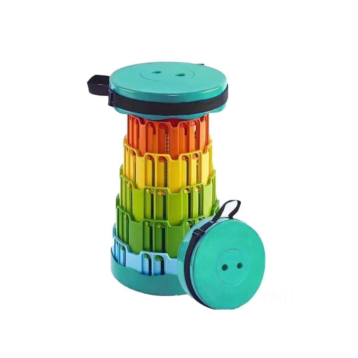 GENERICO - Pack2 Banca Comoda con Diseño en Verde Y+Ligas de Regalo