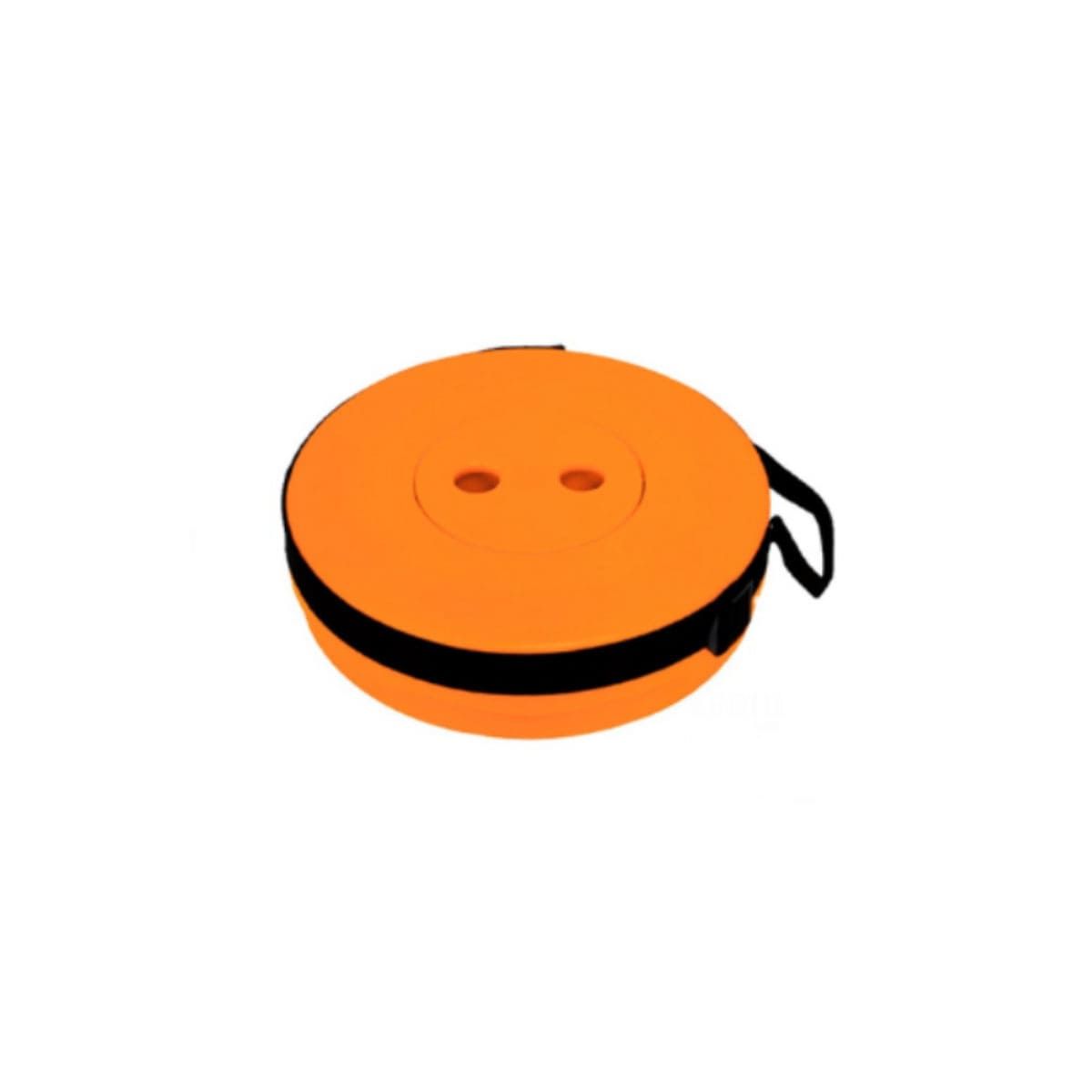 GENERICO - Silla Plegable con 3 Seguros Naranja Centro Negro