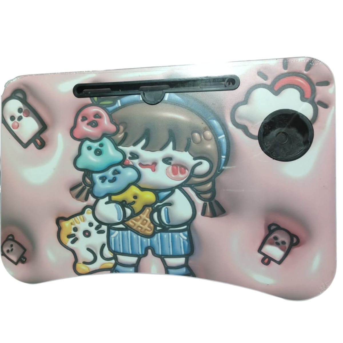 GENERICO - Mesa Para Laptop Plegable Portatil Multifuncional Muñequita Kawaii