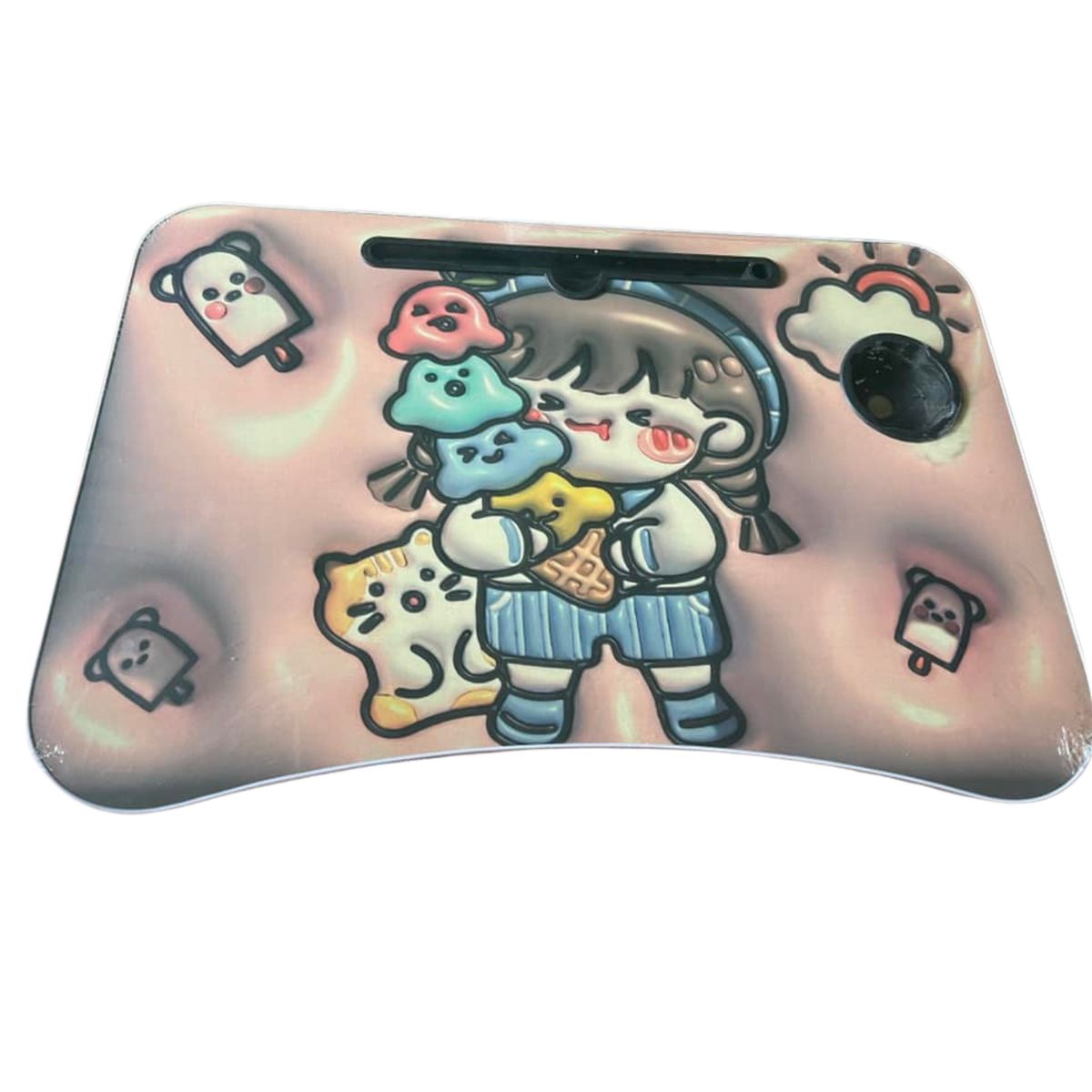 GENERICO - Mesa Para Laptop Plegable Portatil Multifuncional Muñequita Kawaii