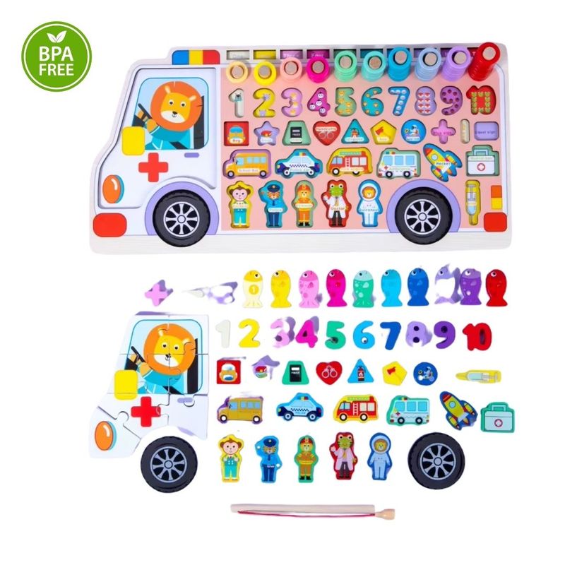 GENERICO - Tablero Educativo 6 en 1