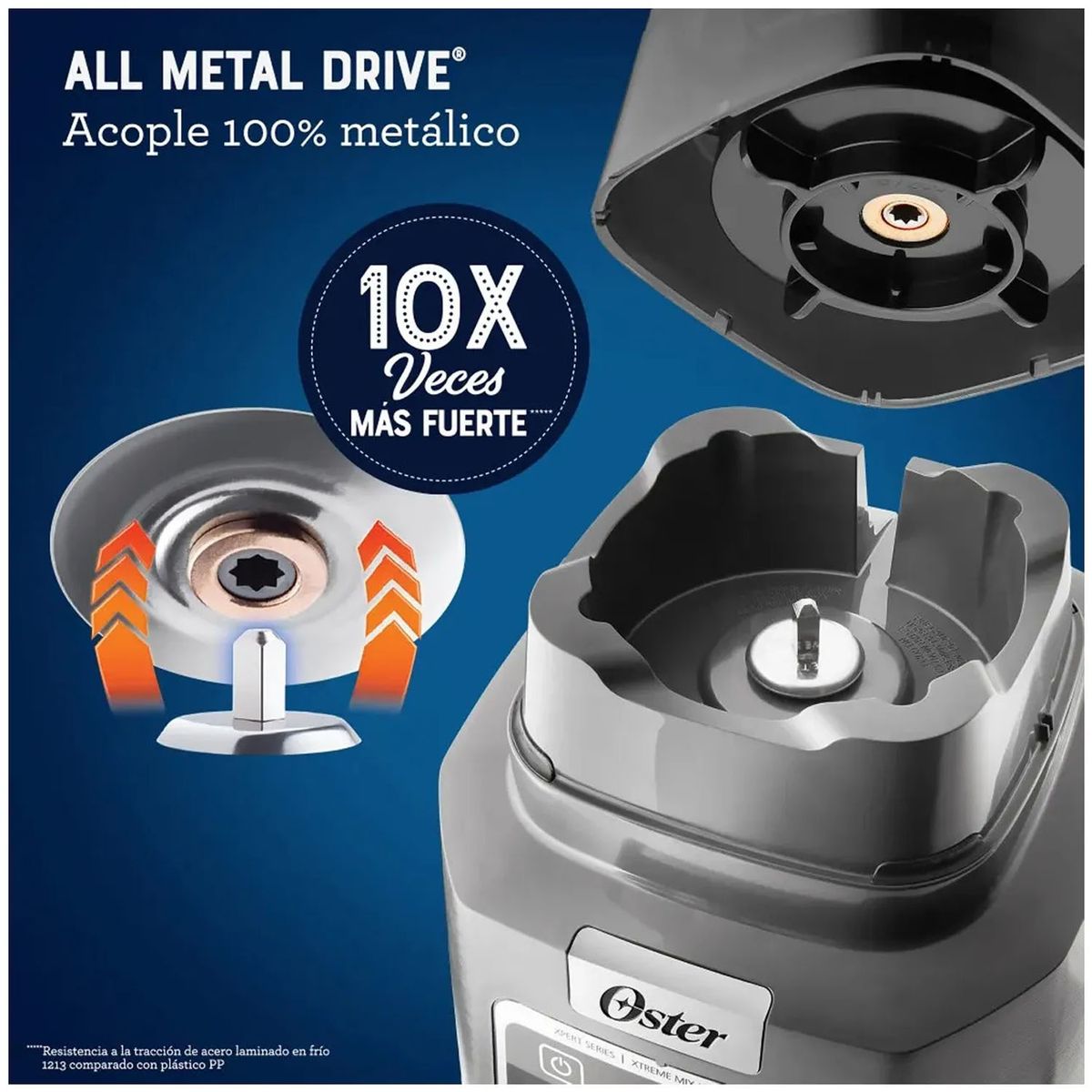 OSTER - Licuadora Oster XTREME MIX y MAX CRUSH con Vaso Blend-N-Go