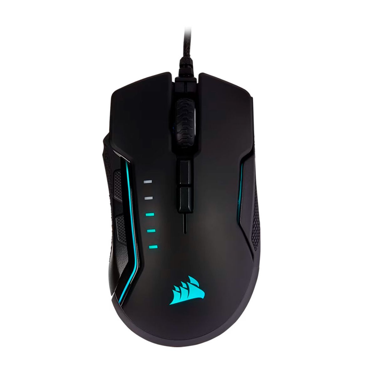CORSAIR - CORSAIR GLAIVE RGB PRO Mouse Gamer 18000DPI 7 botones Alum nio