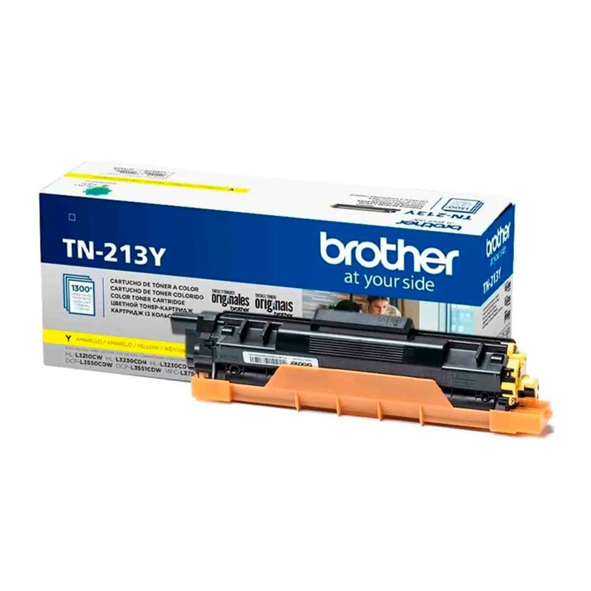 BROTHER - TÓNER BROTHER TN-213Y AMARILLO 1300 PÁGINAS. P/ HL3270 /L3551 / L3750