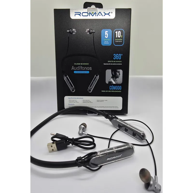 ROMAX - AUDIFONOS BT ROMAX DEPORTIVOS V53
