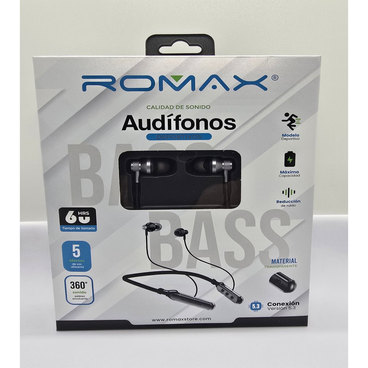 ROMAX - AUDIFONOS BT ROMAX DEPORTIVOS V53