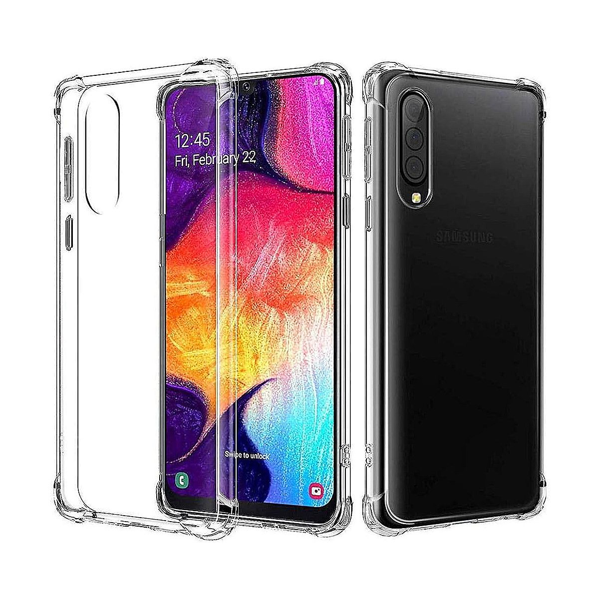 CASE - funda space para Samsung Note 20 anticaida resistente transparente