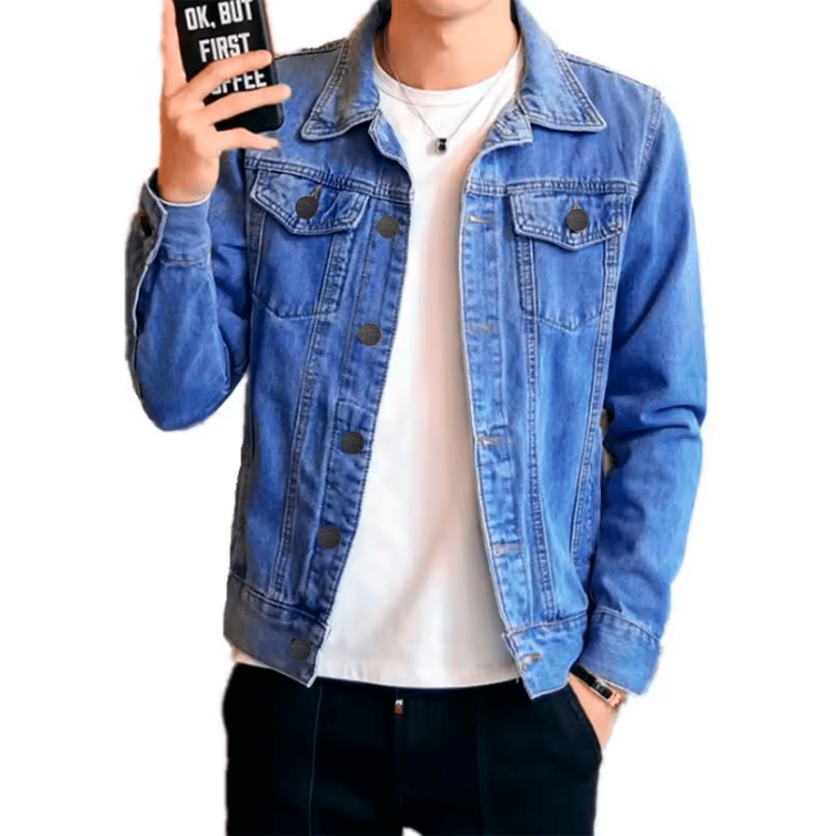 ELEMENT SPECIAL EDITION - Casaca Jeans Premium Urban luxury  Estilo Imparable y Resistencia Total