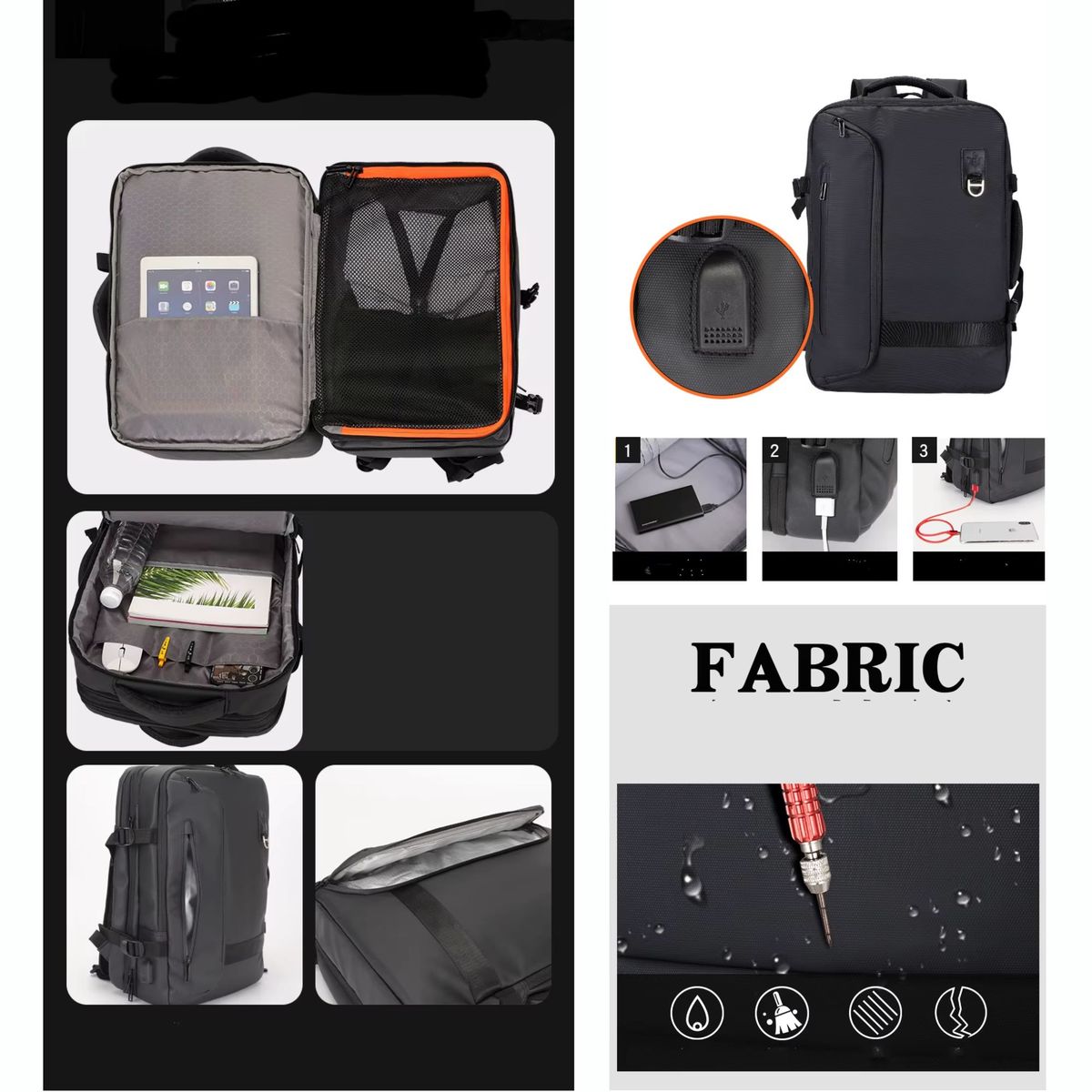 GENERICO - Mochila de viaje tendencia