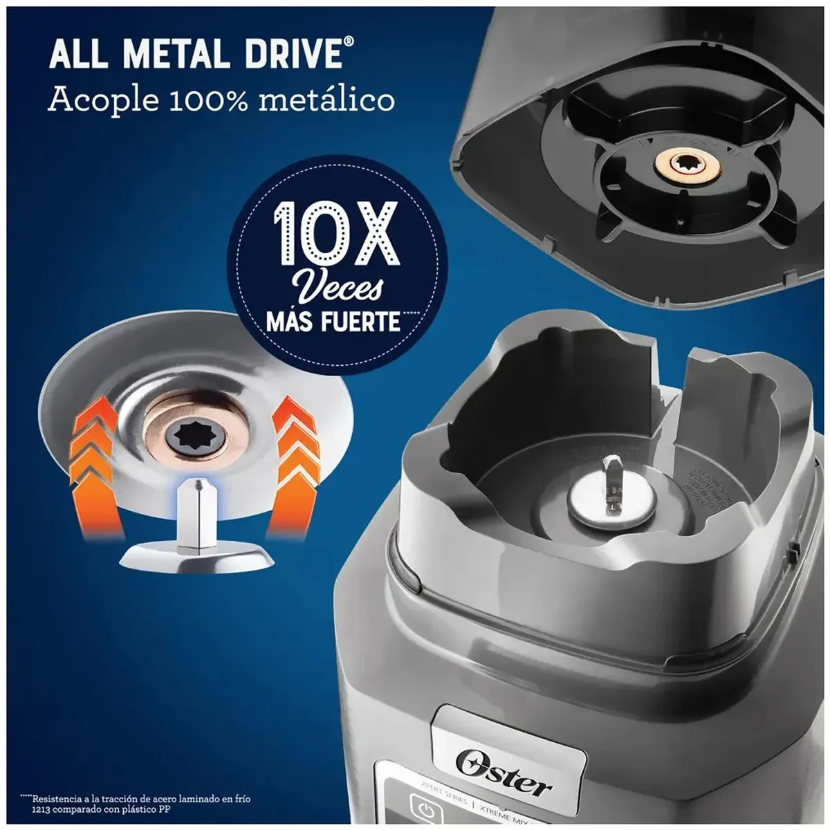 OSTER - Licuadora Oster XTREME MIX y MAX CRUSH con Vaso Blend-N-Go