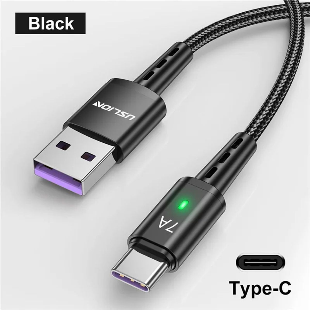 GENERICO - Cable USB Tipo C 7A Carga Rápida Celular Laptop Cargador Uslion