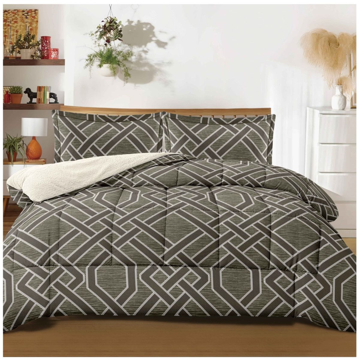 GOLDSUN - EDREDON GOLDSUN CON SHERPA  2 PLAZAS