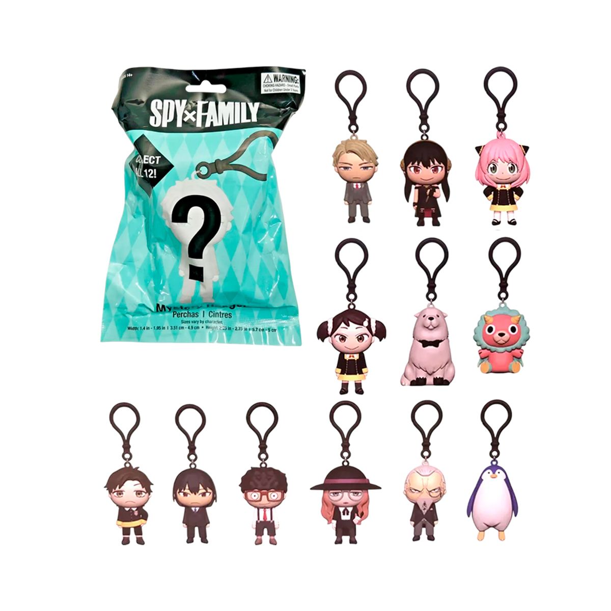 GENERICO - Figura Llavero Spy x Family Random 1 Unidad