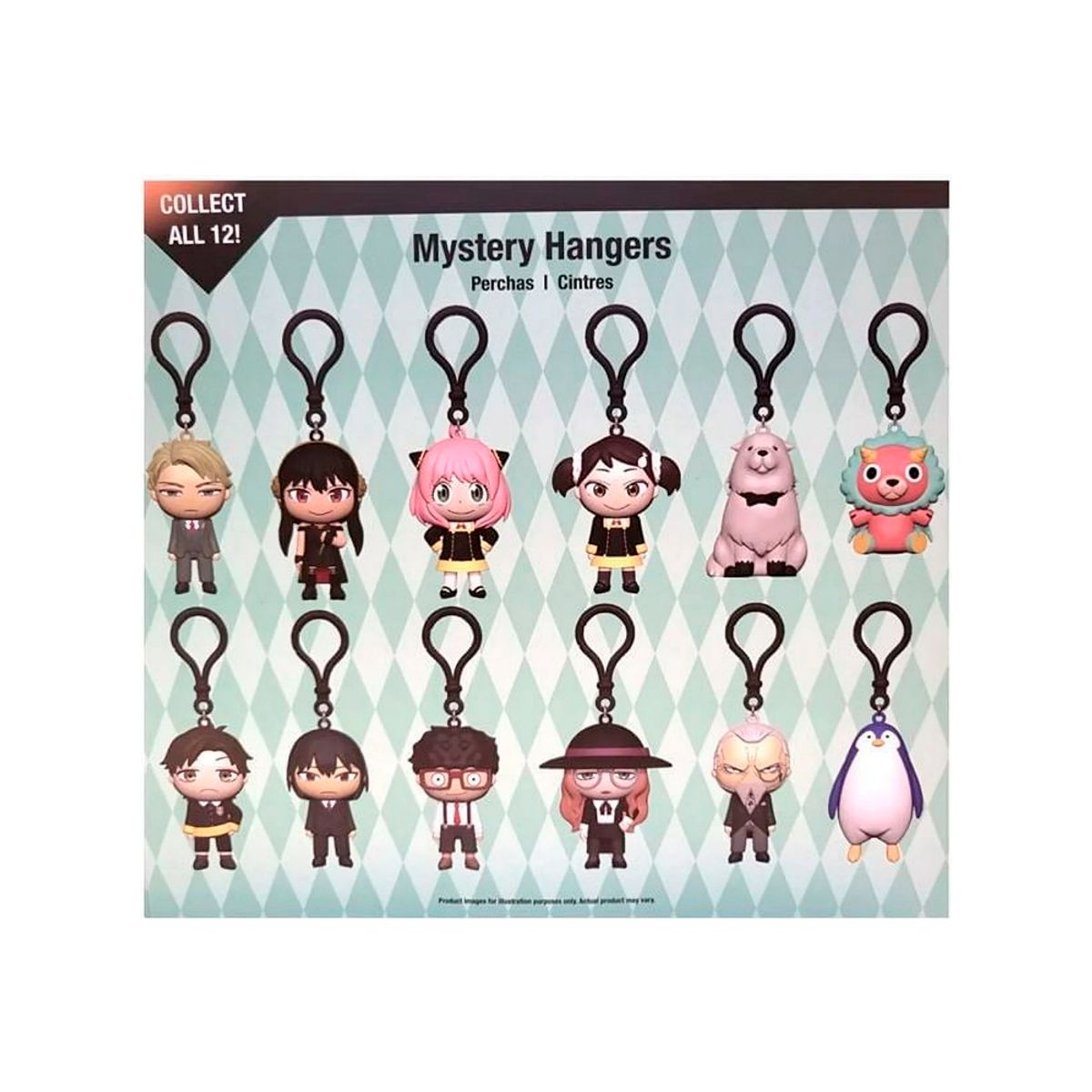 GENERICO - Figura Llavero Spy x Family Random 1 Unidad