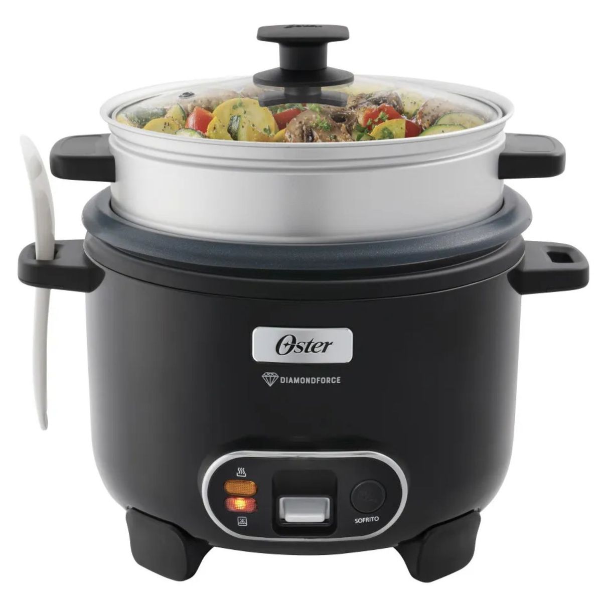 OSTER - Olla Arrocera Oster CKSTRC10DFBLK 1,8 L Vaporera Función de Sofrito