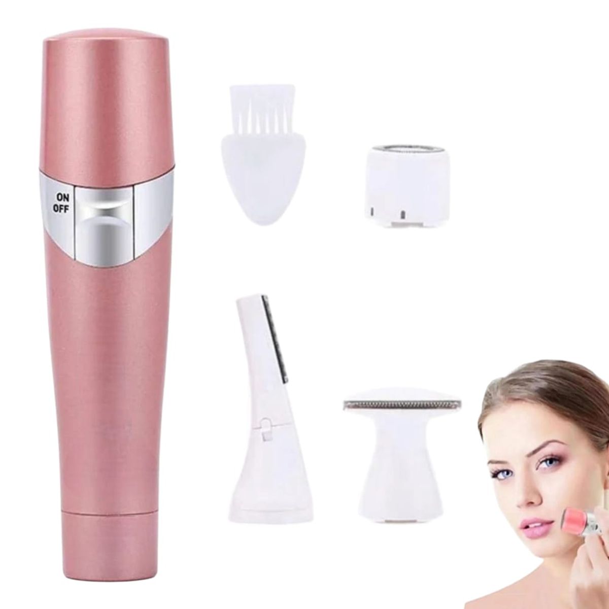 OEM - Cleansing Removedor de Vello 3 en 1 Femenino para Cara, Cejas y Bikini