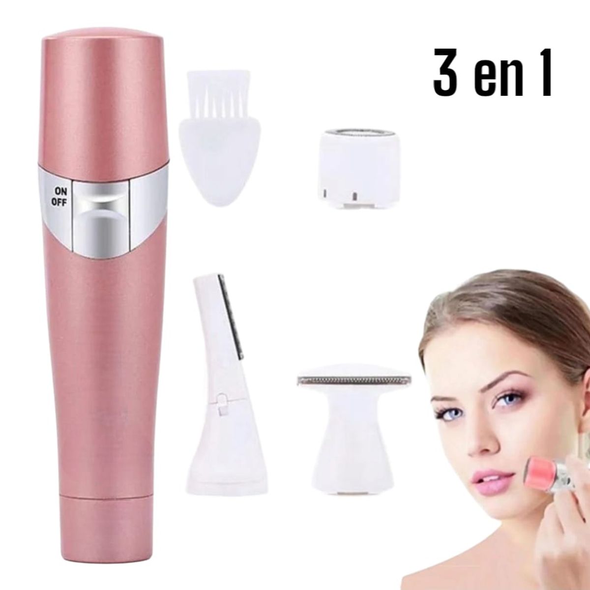 OEM - Cleansing Depiladora 3 en 1 Cleansing para Cejas, Rostro y Zona Íntima