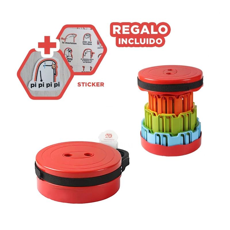 GENERICO - Pack12 Asiento Durable en Multicolor Y+Regalo Stickers