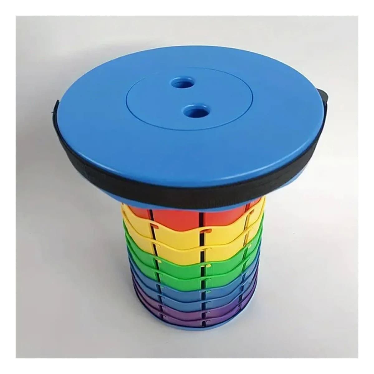 GENERICO - Pack12 Banca Resistente con Soporte de Tonalidad Azul