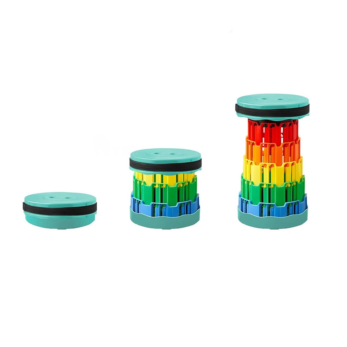 GENERICO - Pack12 Banca Resistente con Soporte de Color Verde