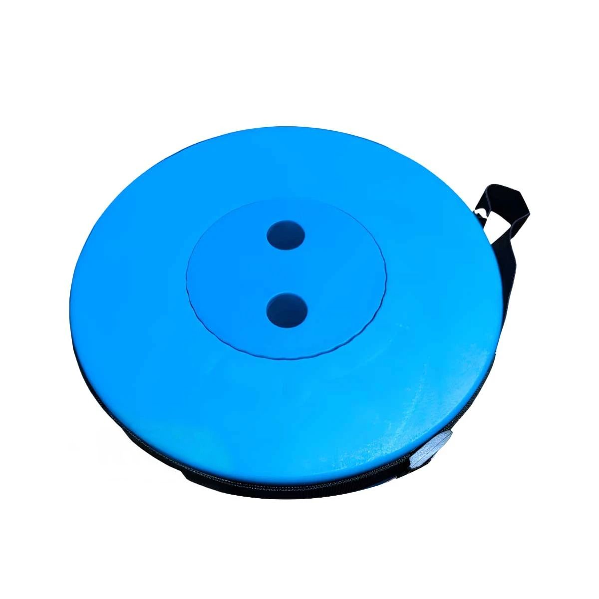 GENERICO - Silla Plegable de 3 Seguros Portatiles Tapa en Azul