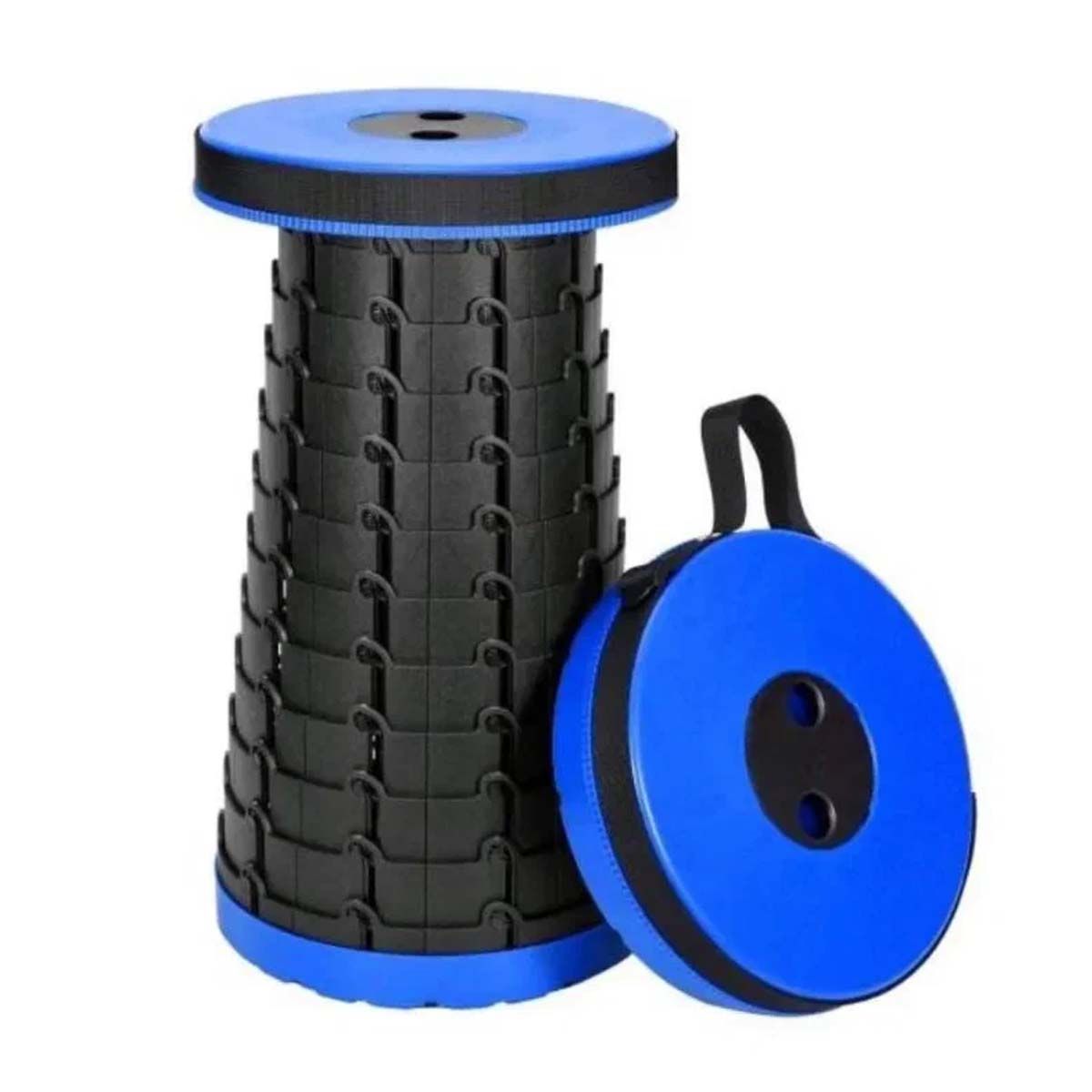 GENERICO - Silla Funcional Compacta y Facil de Guardar en Azul