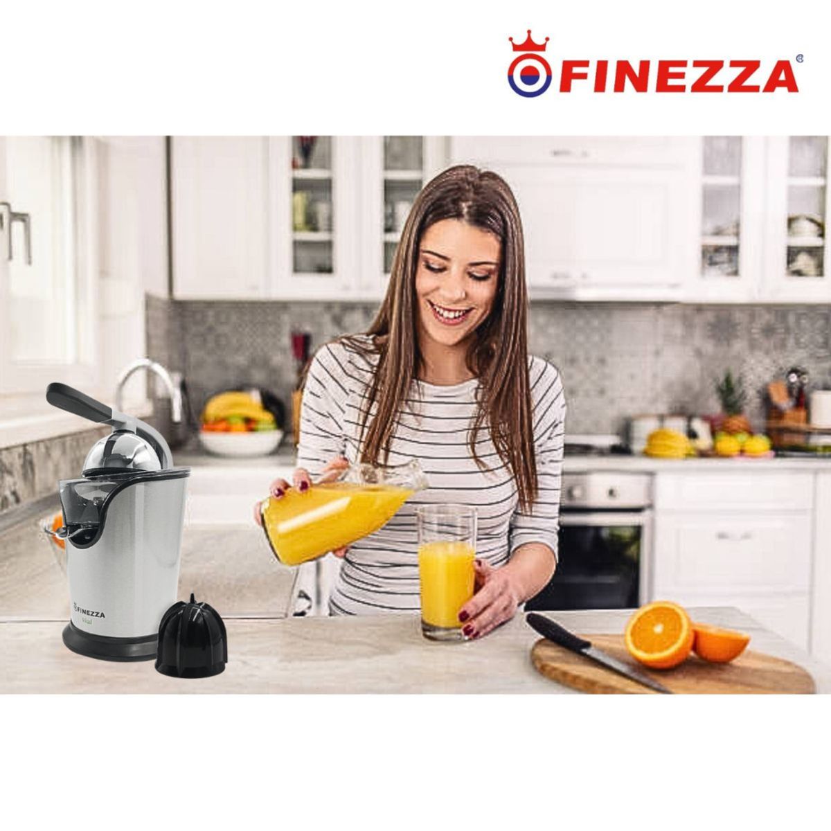 FINEZZA - Exprimidor de Naranja de 100W Finezza