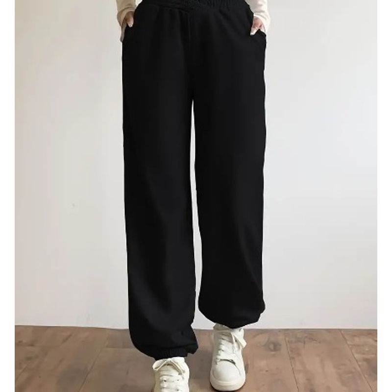 GENERICO - Jogger grueso Invierno S Verde Mujer con Bolsillos