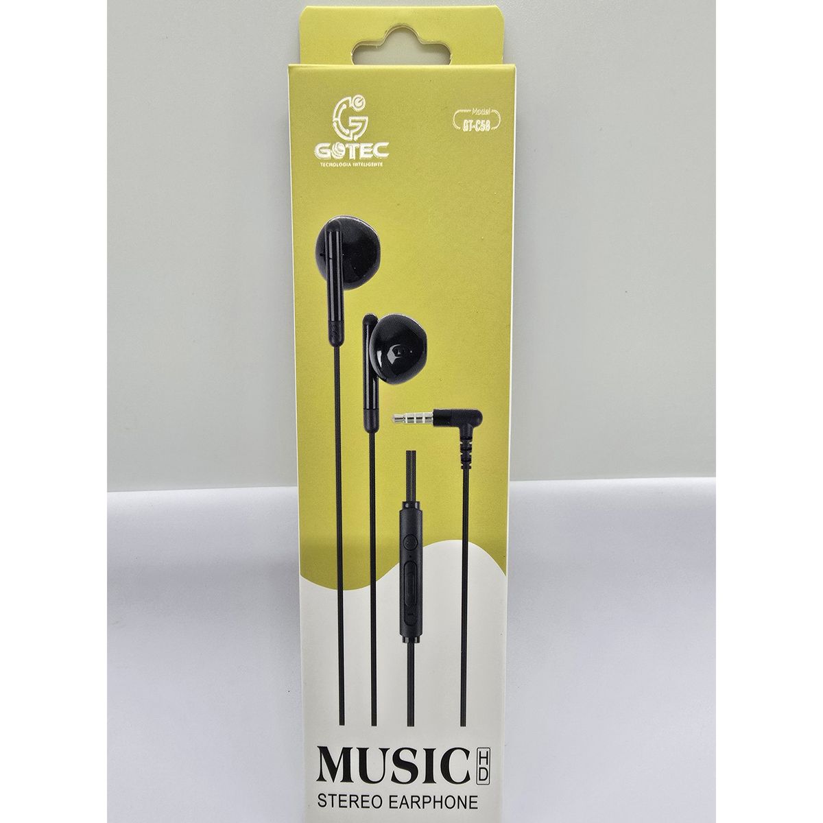 GENERICO - AUDIFONO CON HANDSFREE GOTEC  EXTRA BASS ENTRADA JACK