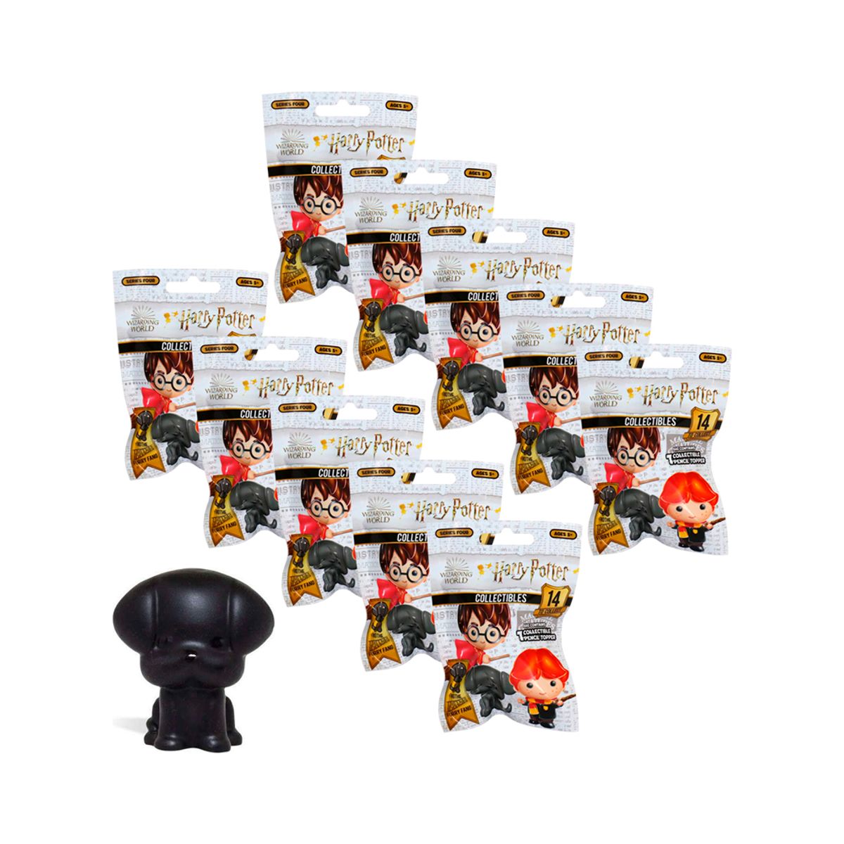 HARRY POTTER - Harry Potter Pencil Topper Set 10 Bolsas Selladas