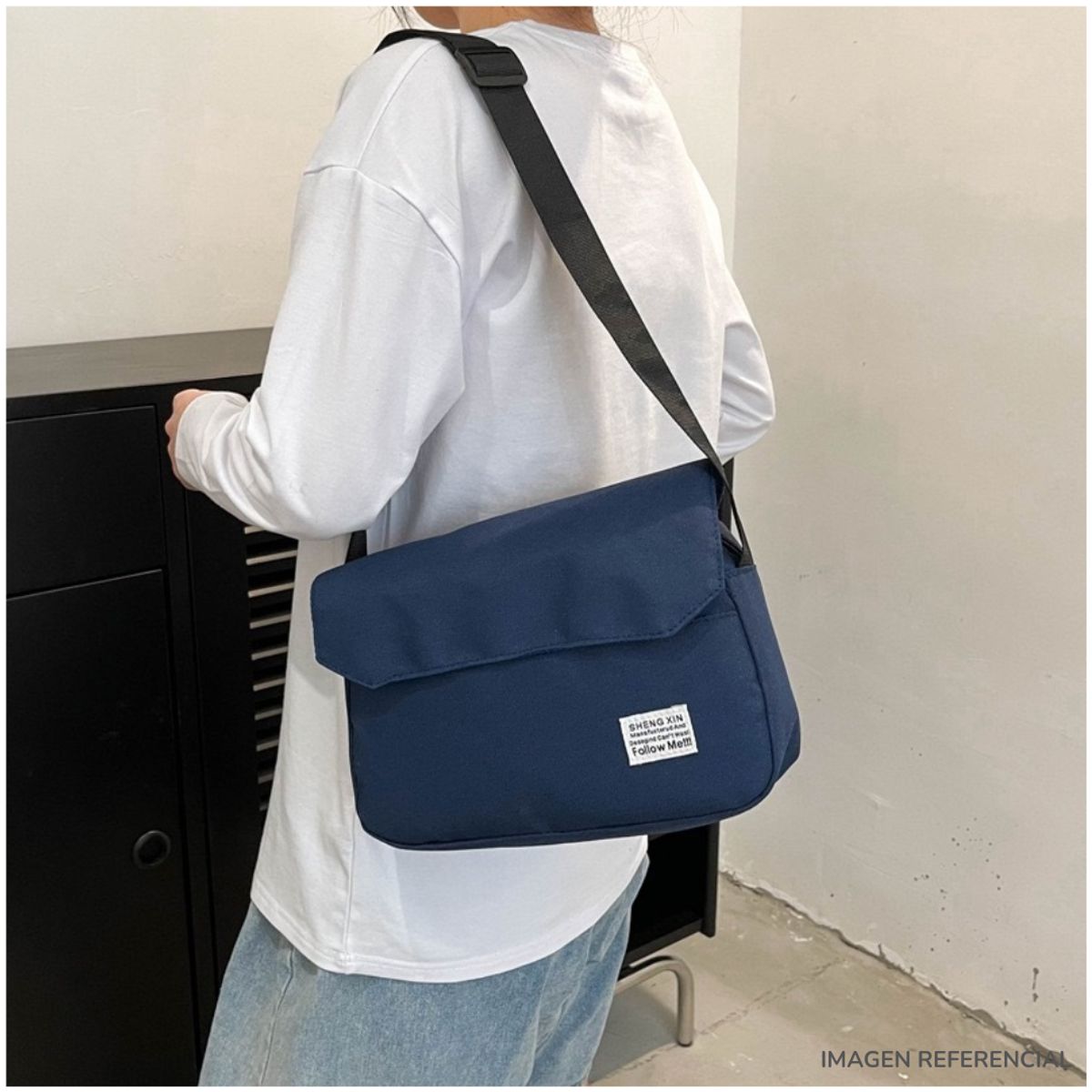 INSPIRA MARKET - Bolso morral bandolera de hombro