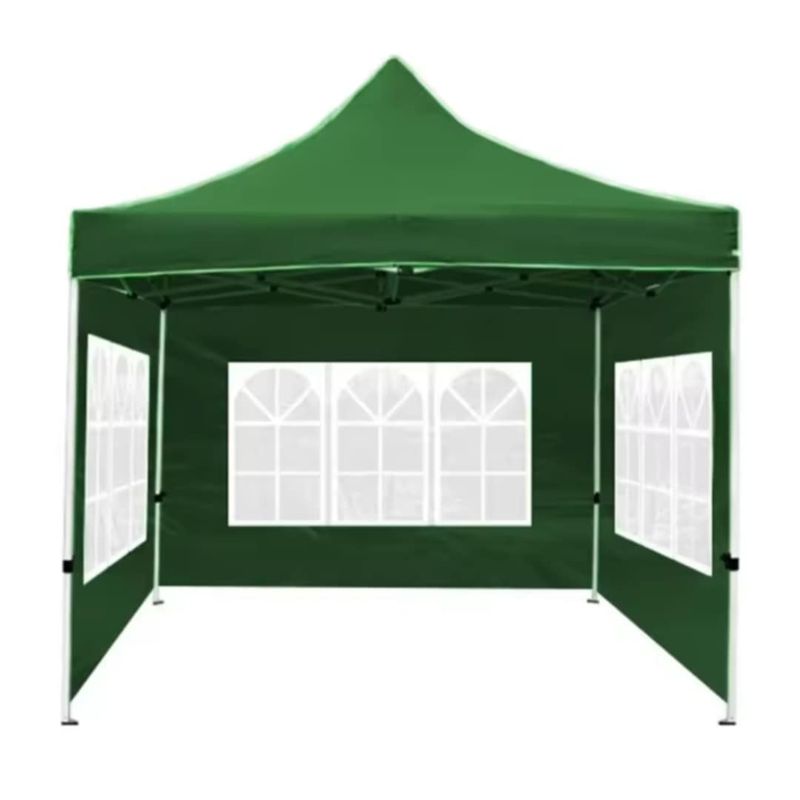 GENERICO - Carpa Toldo Plegable Resistente con Paredes y Ventanas 3x3m Protección Solar UV