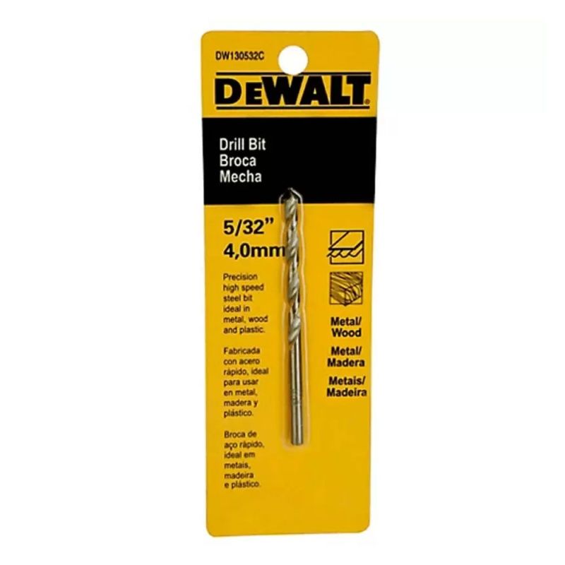 DEWALT - Broca Hss - 532 - 4mm x 20 unid