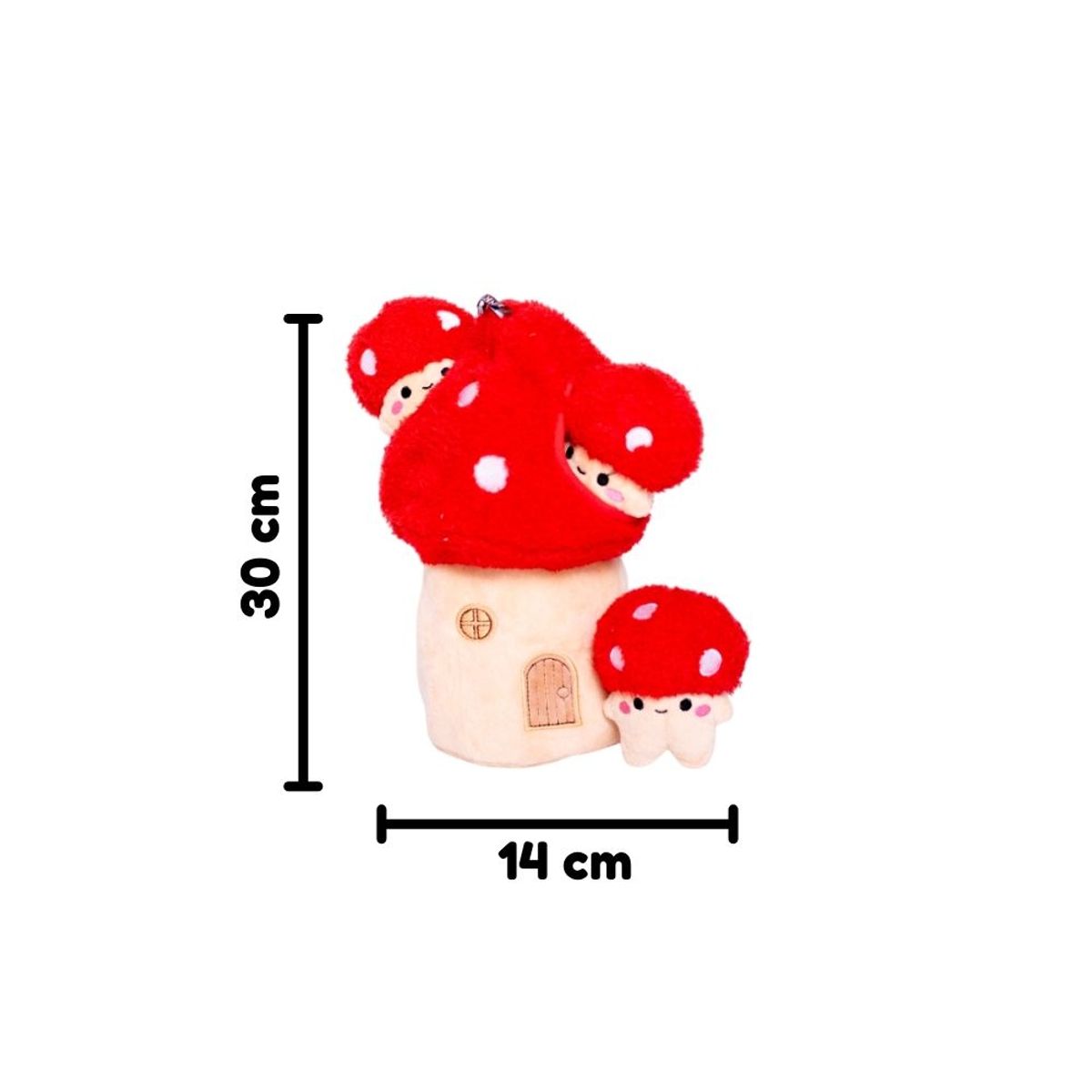 GENERICO - Peluche Casita De Hongo Interactivo