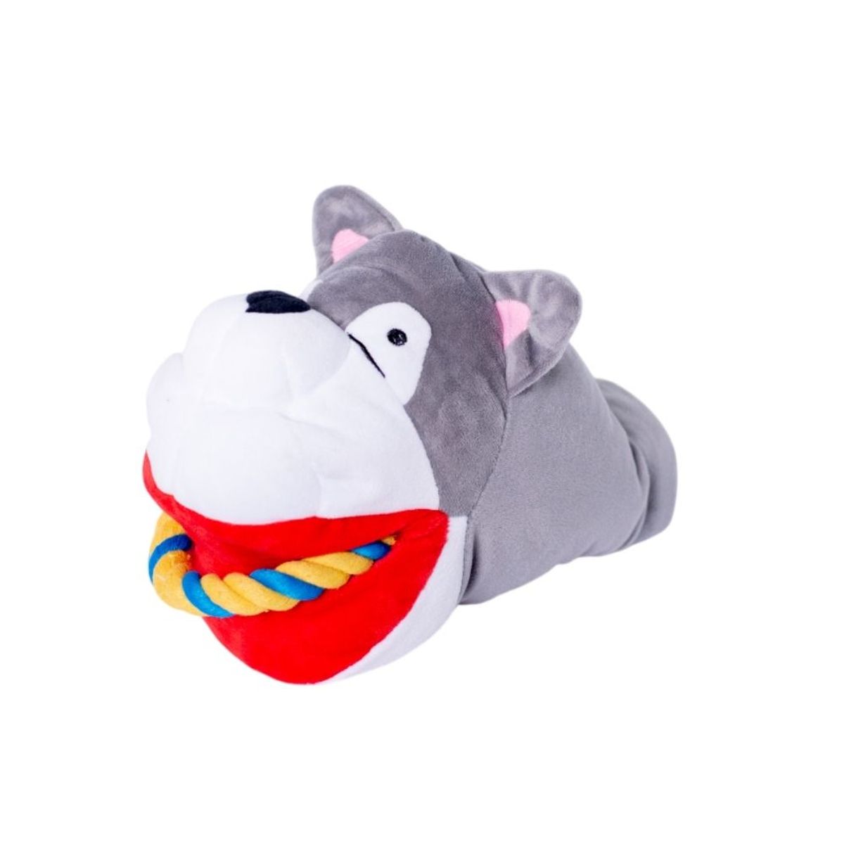 GENERICO - Peluche Tiburon Con Cuerda - Gris