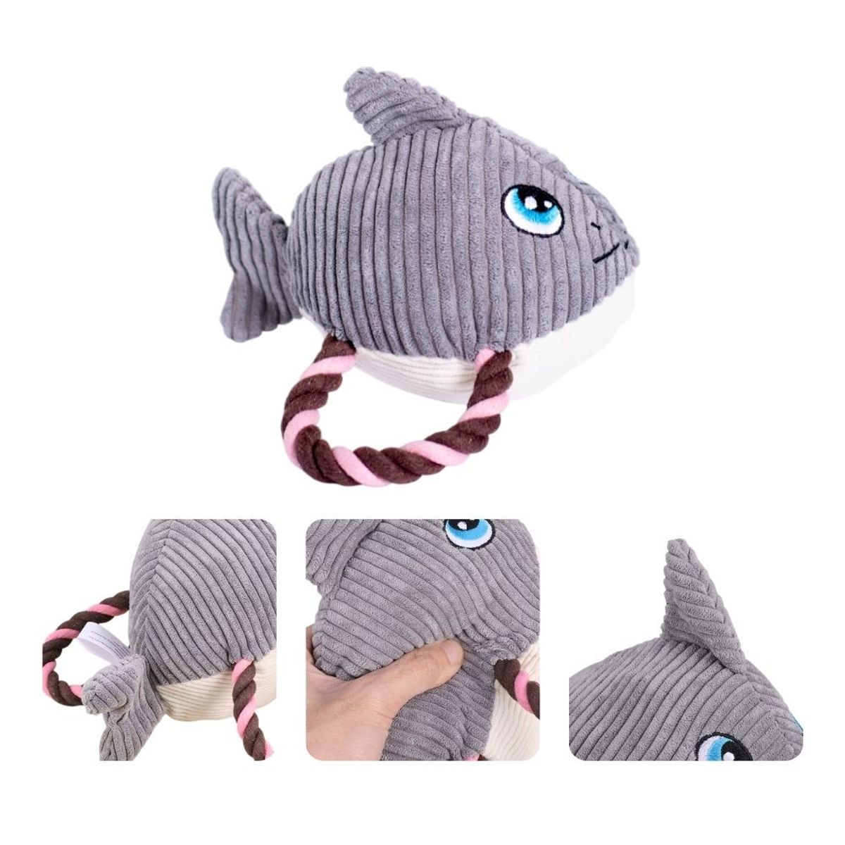 GENERICO - Peluches Baby Con Cuerda Tiburon