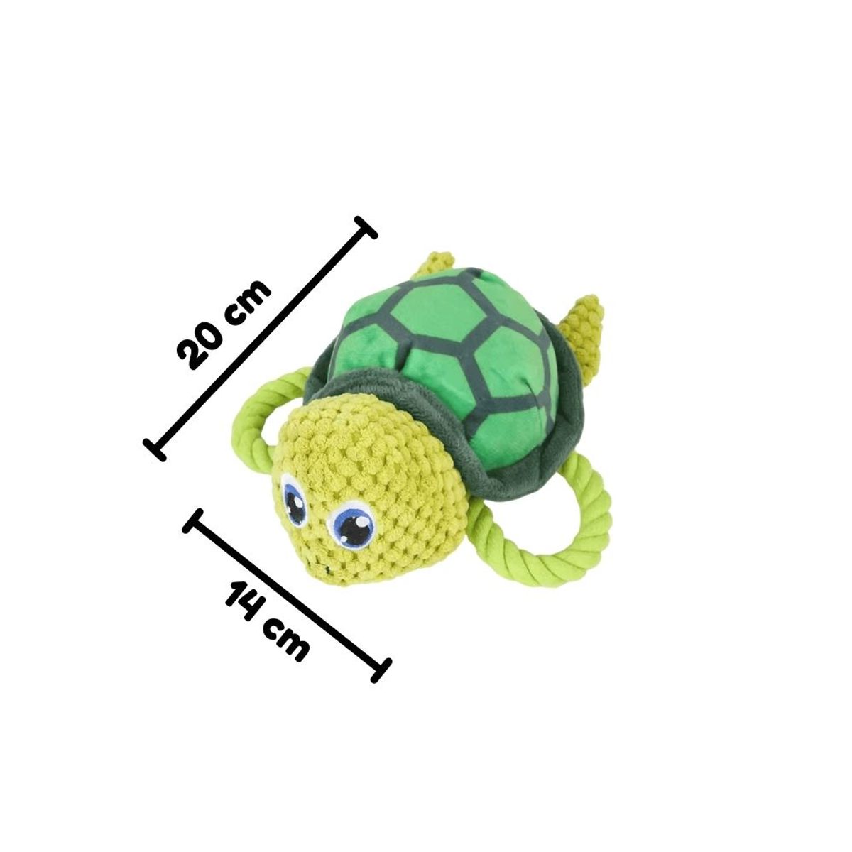 GENERICO - Peluches Baby Con Cuerda Tortuga