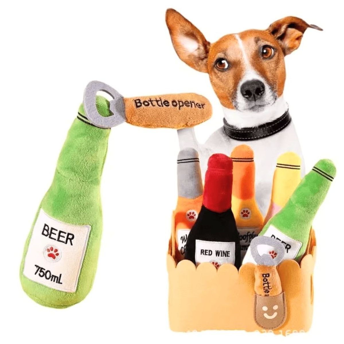 GENERICO - Peluches Bebidas De Patas 5pack