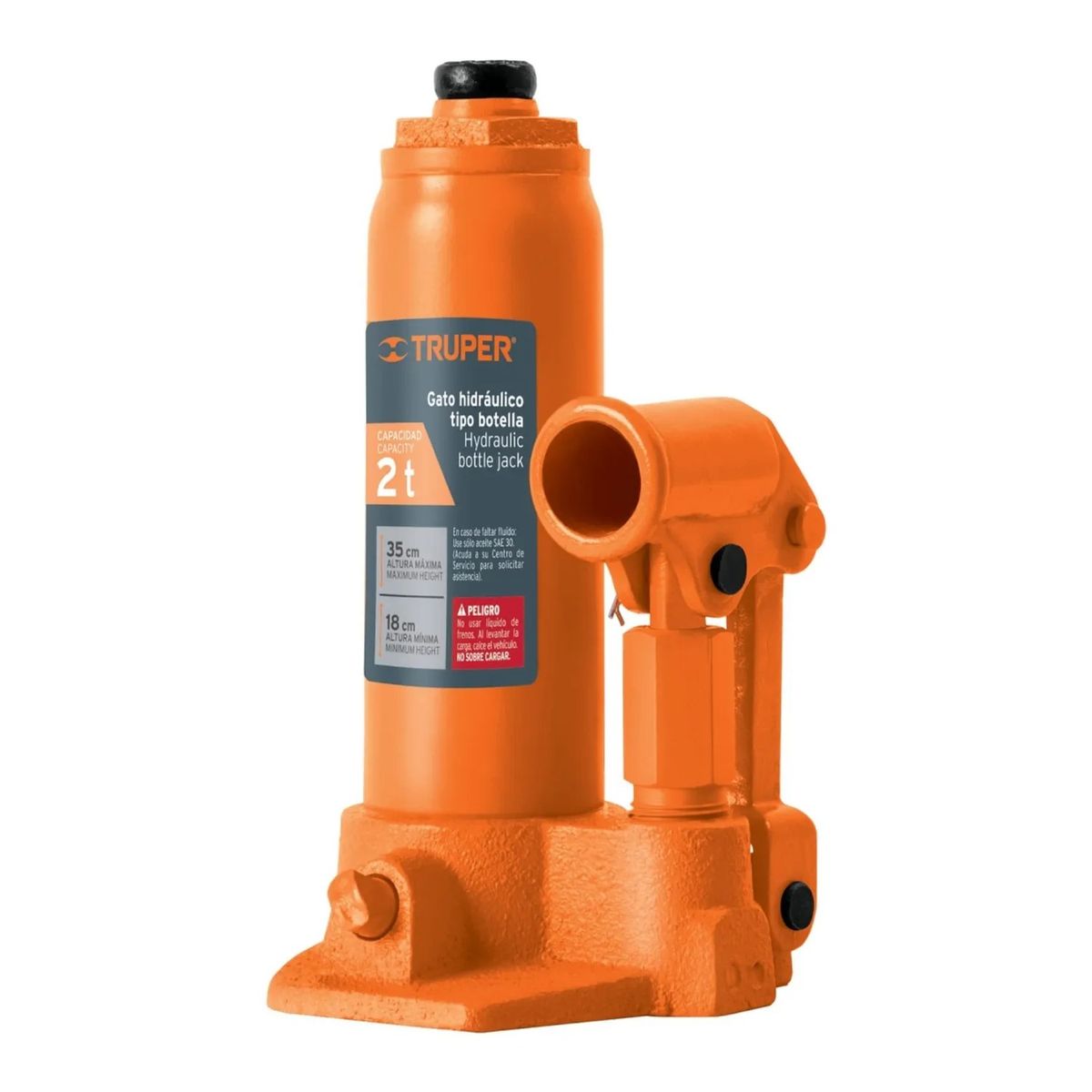 TRUPER - Gata Hidráulica Tipo Botella de 2Ton Truper