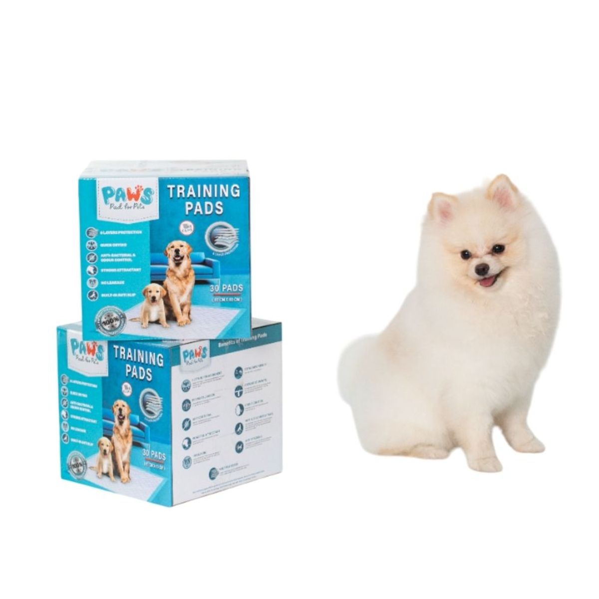 GENERICO - Pañal De Piso Para Mascota 60x60cm de 30 und