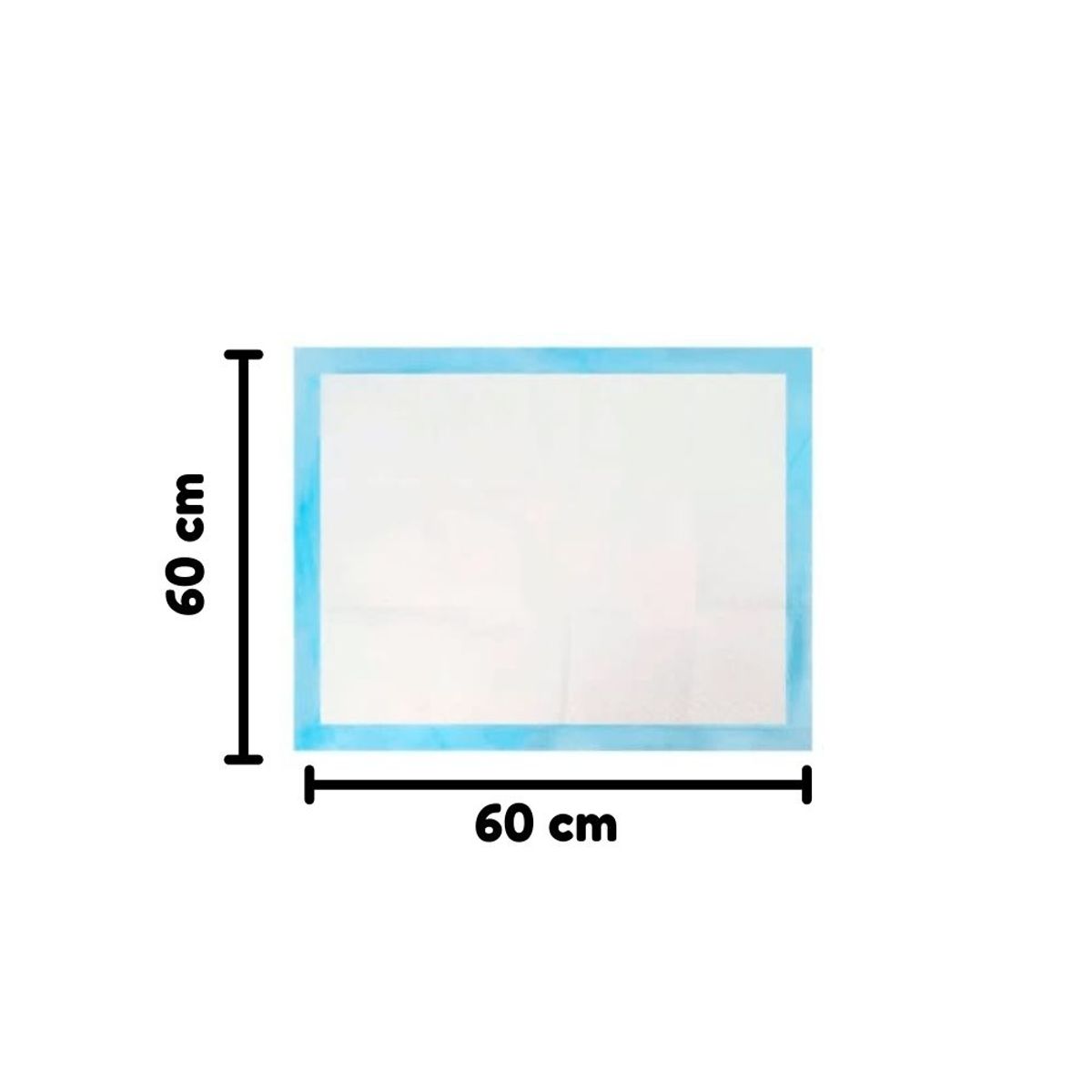 GENERICO - Pañal De Piso Para Mascota 60x60cm de 30 und
