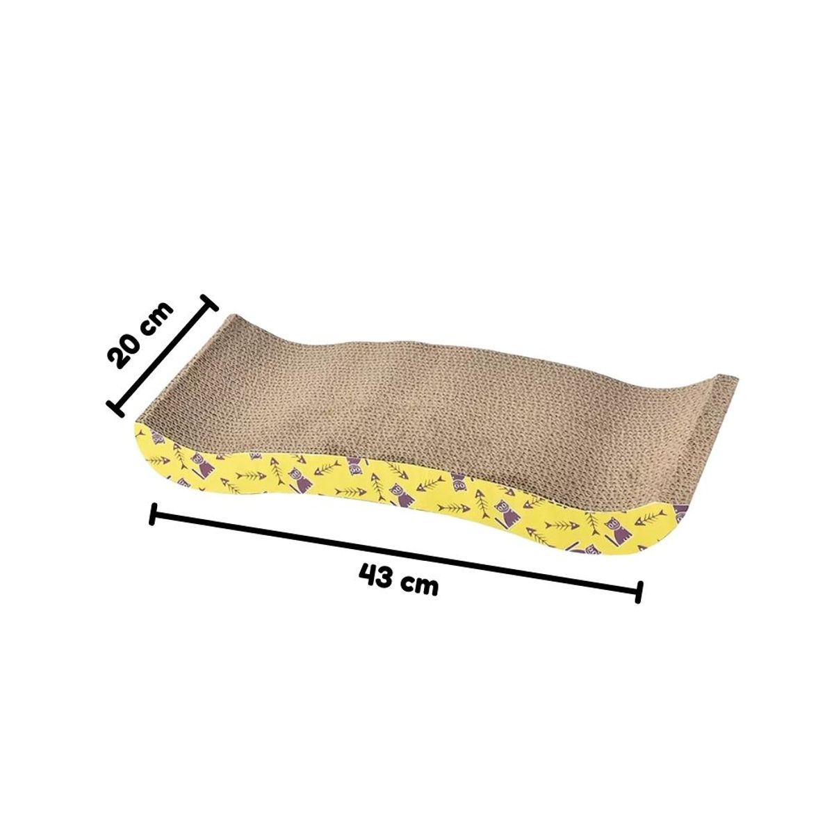 GENERICO - Rascador Tipo Curva Para Gato